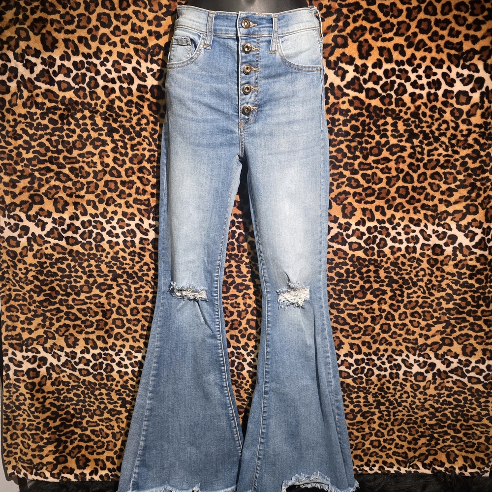 Sneak Peek Vintage Blue Flare Jeans